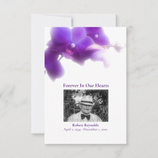 Merci floral de la photo Sympathy Funeral (Devant)