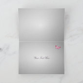 Merci floral de mariage de fleurs de cerisier (Intérieur)