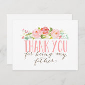 Merci floral de père (Devant / Derrière)