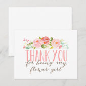Merci floral Flower Girl (Devant / Derrière)
