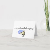 Merci floral moderne (Dos)