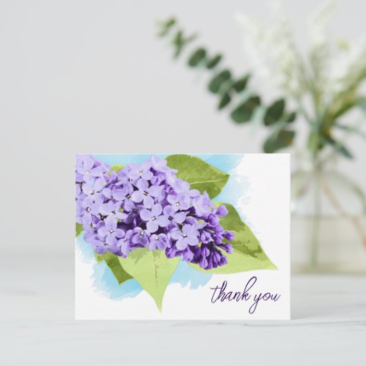 Merci floral pourpre (Debout devant)