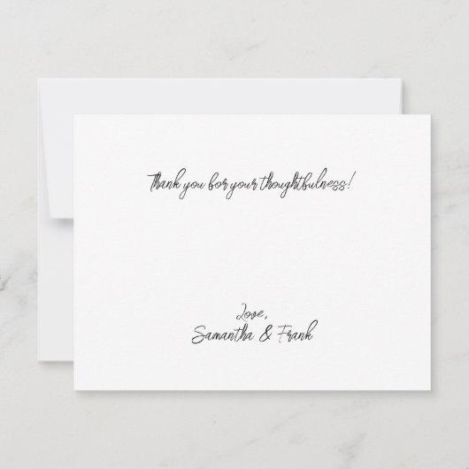 Merci floral pourpre (Dos)