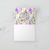 Merci floral pourpre de Fête de la mariée de (Intérieur)