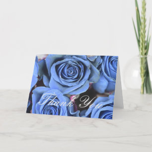 Merci Floral Rose bleu