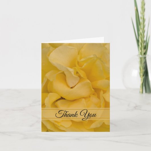 Merci floral rose jaune (Devant)