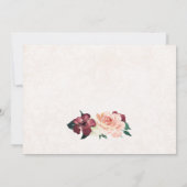 Merci floral vintage de communion de fille (Dos)