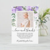 Merci Floral Violet Bereavement Photo (Debout devant)