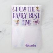 Merci Floral Violet Fairy Beaucoup Plié (Intérieur)