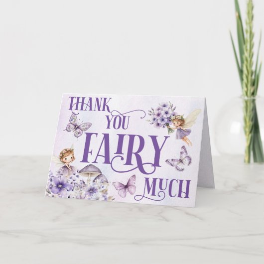 Merci Floral Violet Fairy Beaucoup Plié (Devant)