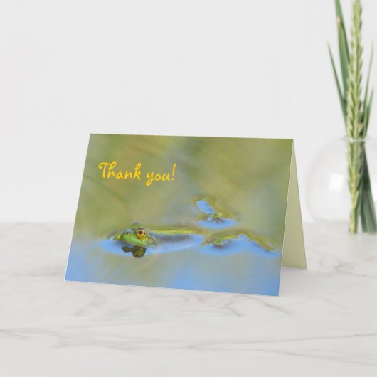 Merci flottant à la grenouille (Devant)