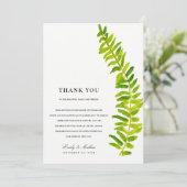 MERCI FOLIAGE FERN VERT EN COULEUR D'EAU (Debout devant)