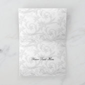 Merci français de mariage de Tour Eiffel d'or (Intérieur)