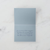 Merci français - Merci en Blue Card (Intérieur)