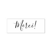 Merci | Frans | Everday Style Rubberstempel (Afrduk)