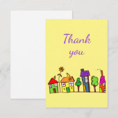 Merci Fun Maisons Maisons Carton Ville Ville (Devant / Derrière)