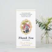 Merci funéraire Carte photo (Debout devant)