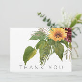 Merci funéraire de tournesol de l'aquarelle (Debout devant)