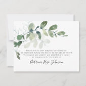 Merci funéraire d'Eucalyptus (Devant)