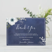 Merci funéraire Élégant Anémonique Floral (Debout devant)