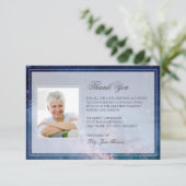 Merci funéraire étoilé | Carte Mémorial (Debout devant)