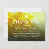 Merci funéraire | Mémorial de la jonquille (Devant)