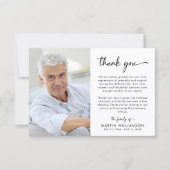 Merci funéraire moderne 2 photos (Devant)