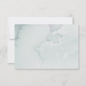 Merci funéraire papillon vert botanique (Dos)