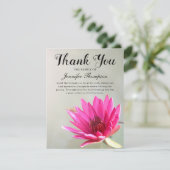 Merci funéraire | Pink Lotus Bereavement (Debout devant)