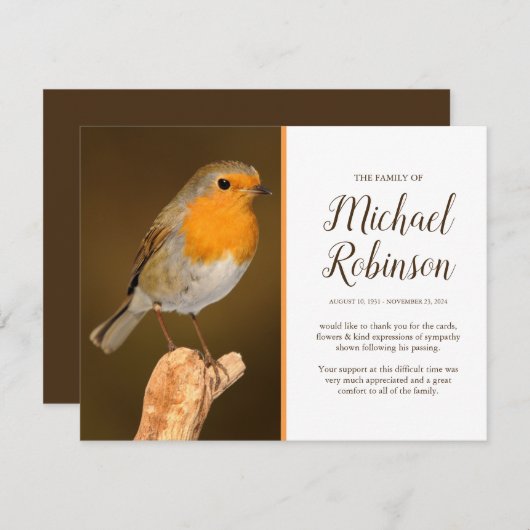 Merci funéraire | Quand Robin apparaît (Devant / Derrière)