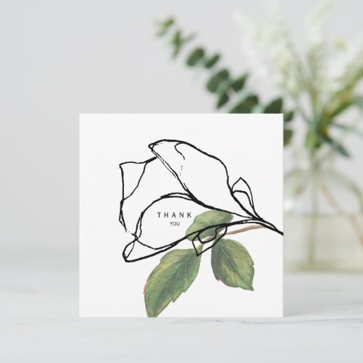 Merci funéraire simple à la main pour le feuillage (Debout devant)