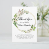 MERCI funéraire Sympathy Aquarelle Florale (Debout devant)