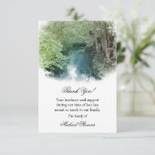 Merci Funeral Card - Country Stream (Debout devant)