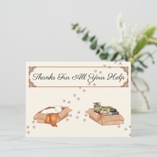 Merci Fur Toute Votre Aide ! Chats en boîte, Grati (Debout devant)