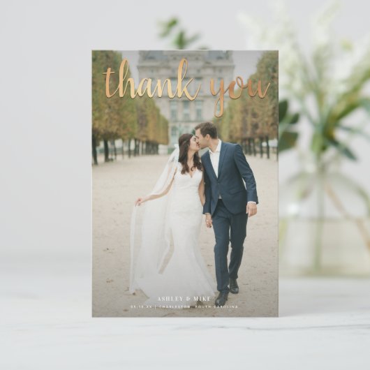 MERCI Gold 2 Photo Mariage noir et blanc (Debout devant)