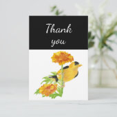 Merci Goldfinch Garden Aquarelle d'oiseaux (Debout devant)