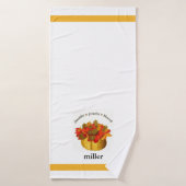 Merci gracieux béni personnalisé (Serviette de bain)