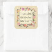 Merci gracieux Merci Merci Sticker Thanksgiving (Sac)