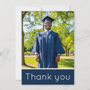 Merci - Graduation Carte photo personnalisé