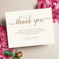 Merci Graduation Merci Note Card