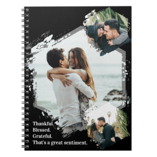 Merci Grateful Carnet photo de famille béni