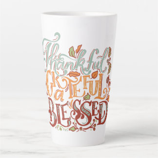 Merci, Gratuit, Blessé Latte Mug, Café Mug