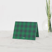 merci green plaid à damiers rustique vintage (Dos)