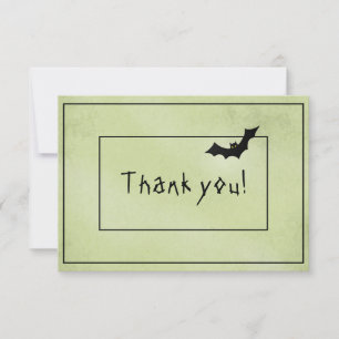 Merci Halloween Chat Noir Grunge Vert Texture