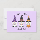 Merci Halloween Gnomes Purple Orange (Devant)