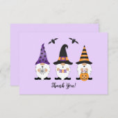 Merci Halloween Gnomes Purple Orange (Devant / Derrière)