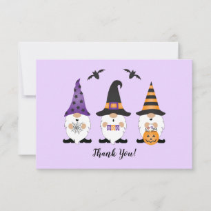 Merci Halloween Gnomes Purple Orange