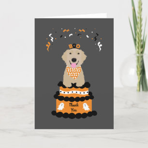 Merci Halloween Golden Retriever Éffrayant fantôme