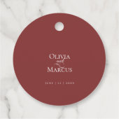 MERCI | Herbe de Pampas Ivoire Rustique Étiquettes (Dos)