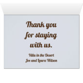 Merci House Guest Desert Location Appréciation (Intérieur Horizontal (Bas))